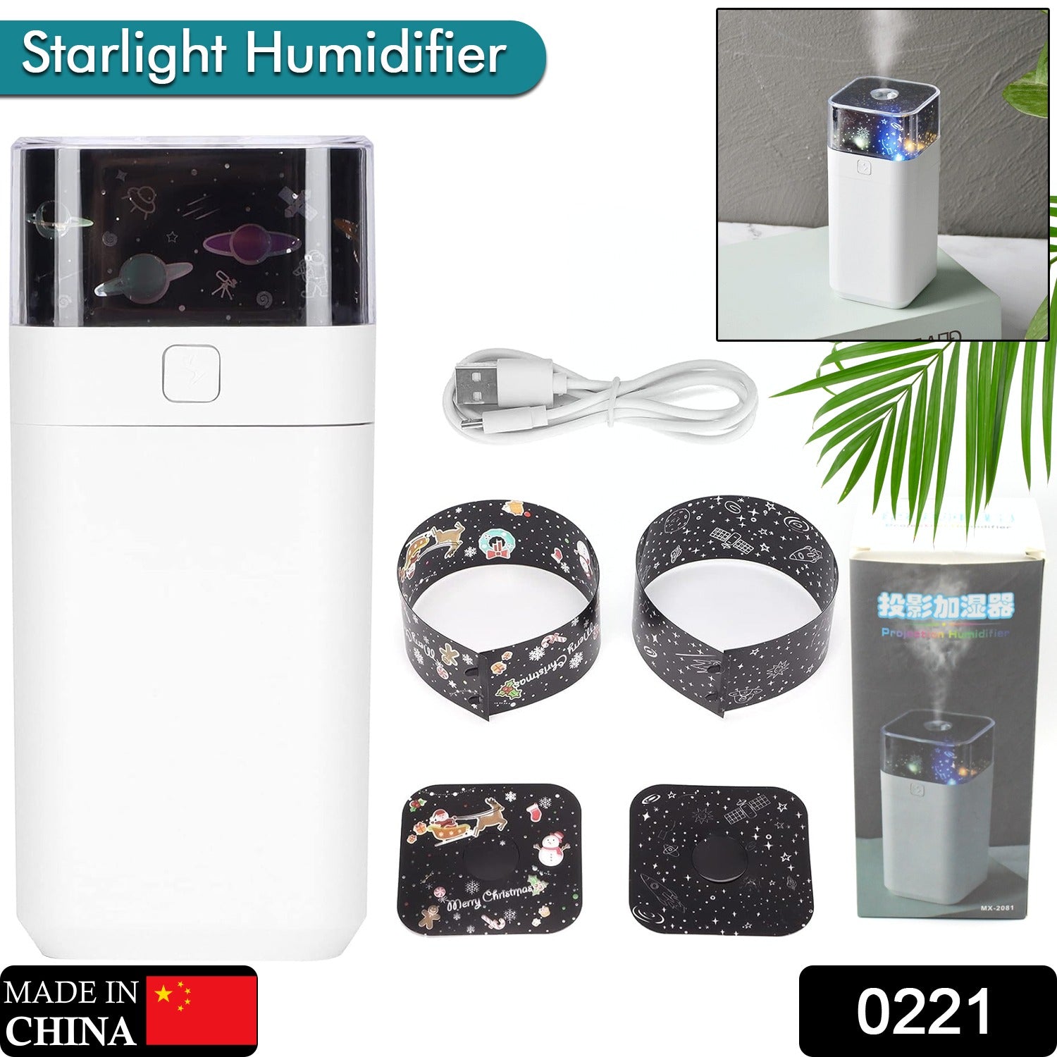 0221 Star Night Light Projector Humidifier, for Kids Room, Starlight Humidifier Ultrasonic LED Night Light Silent 300ml Dual Mode Mini Humidifier, for Home for Office 0221 Star Night Light Projector Humidifier, for Kids Room, Starlight Humidifier Ultrasonic LED Night Light Silent 300ml Dual Mode Mini Humidifier, for Home for Office